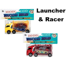 Truck Launcher & Racer Set, Assorted